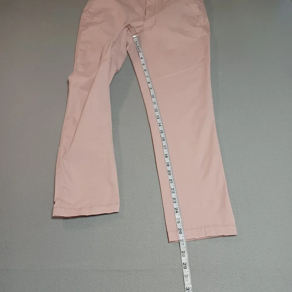 Gap Chino Pants Womens 6 Pink Girlfriend Chino 232528-06 Cotton Stretch Cropped
